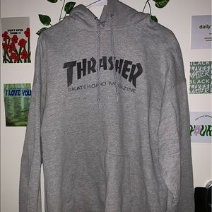 Thrashers grey hoodie